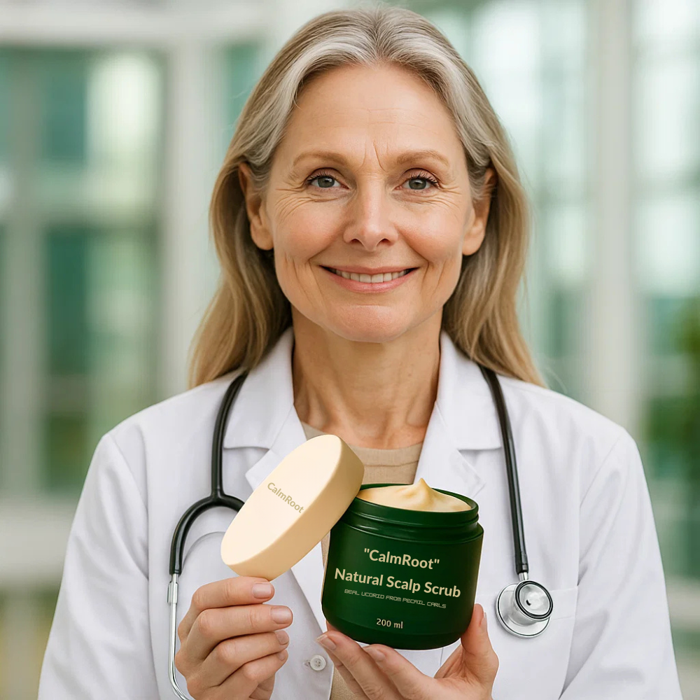 CalmRoot™ Gommage Cuir Chevelu Naturel - Restaurez votre cuir chevelu en 7 jours – soulagement total immédiat